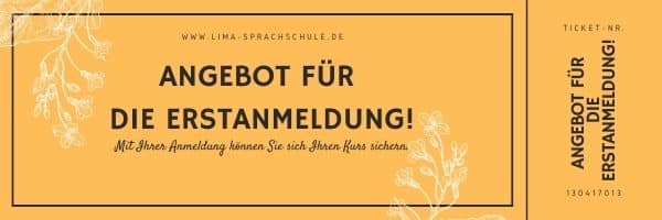 Angebot für die Erstanmeldung!