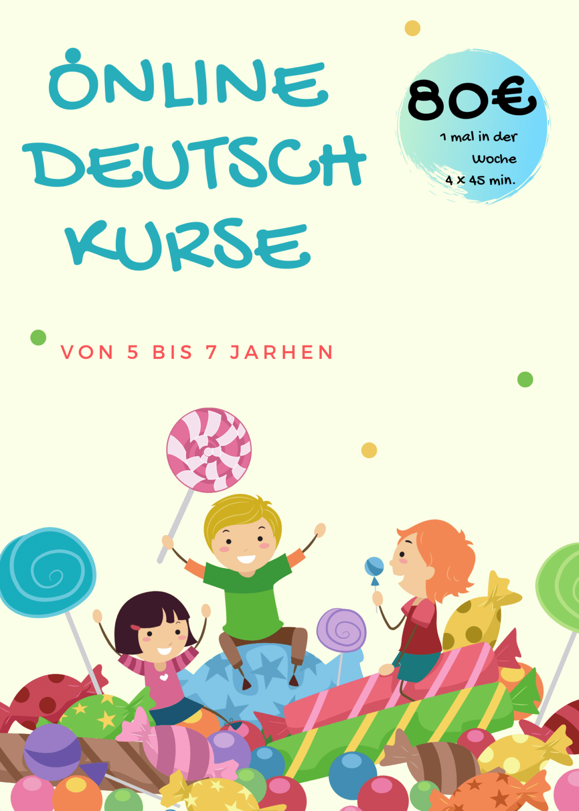 Online-Deutsch-Kurse Für Kinder Von 5 Bis 7 - Lima Sprachschule